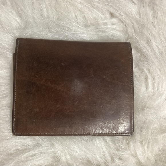 Super Rare Vintage Coach Unisex Wallet w/ Original Care Booklet Buffalo Leather - Picture 6 of 10